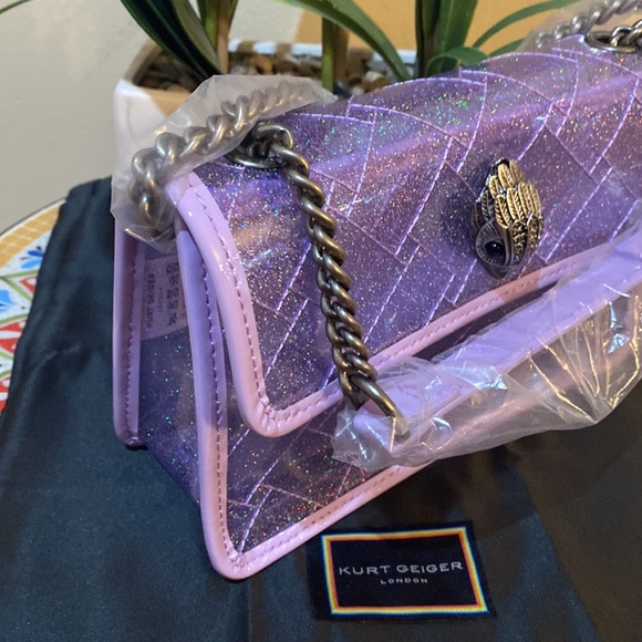 Kurt Geiger London Kensington Vinyl Shoulder Bag - Picture 4 of 13